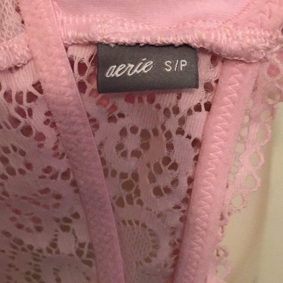 Halter Bra by aerie S/P (Pink).  Beautiful laced bralette. - Picture 6 of 6